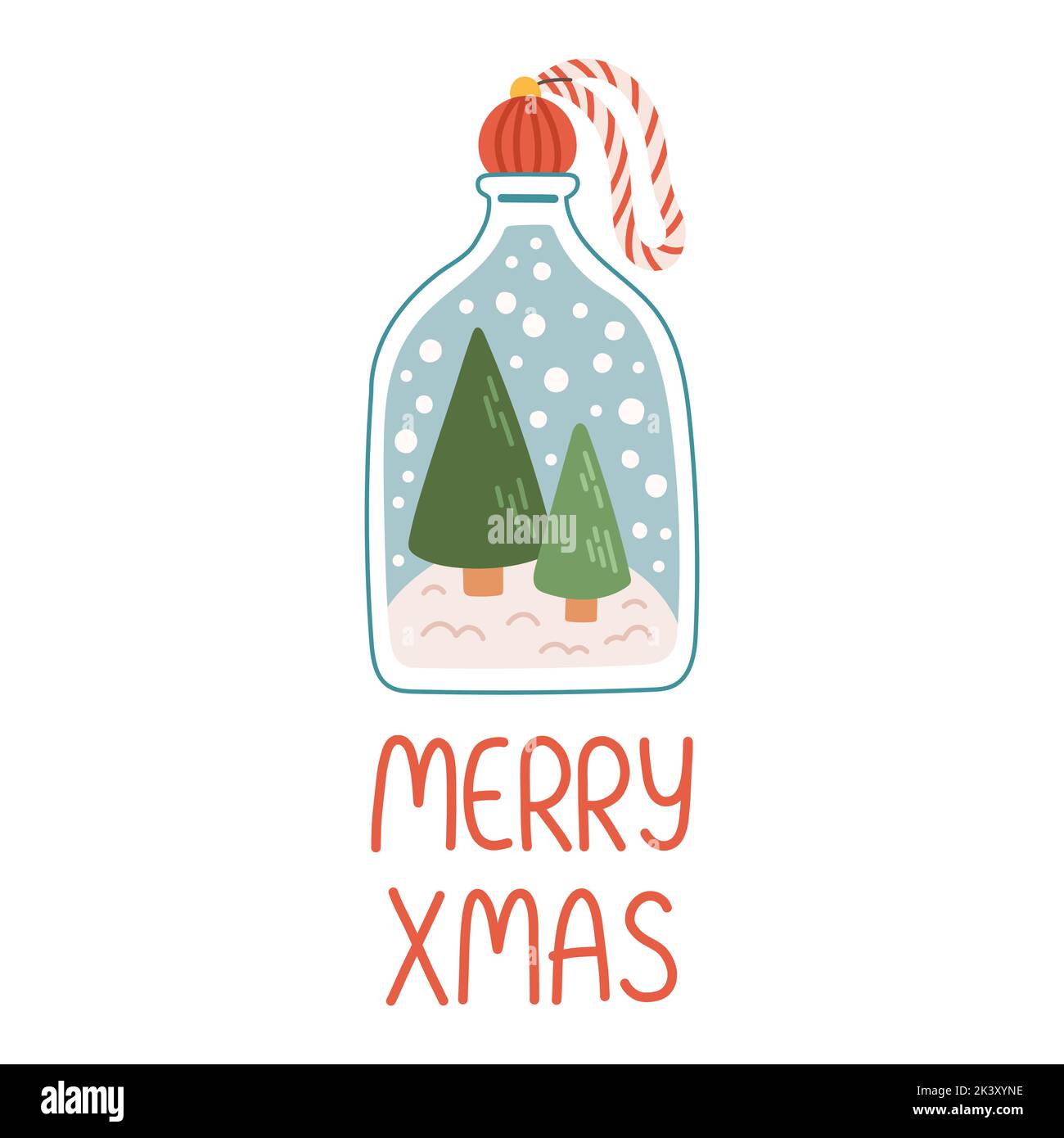 https://c8.alamy.com/comp/2K3XYNE/merry-christmas-snow-globe-lettering-flat-vector-2K3XYNE.jpg