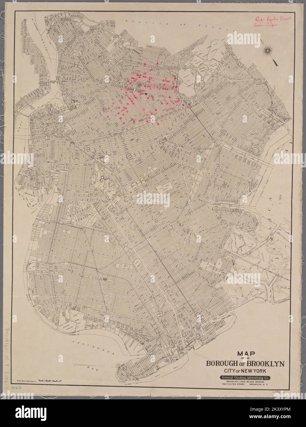 Map of the Borough of Brooklyn - Map Of The Borough Of Brooklyn City Of New York Cartographic Maps 1920 1929 Lionel Pincus And Princess Firyal Map Division Brooklyn New York Ny Maps 2K3XYPM