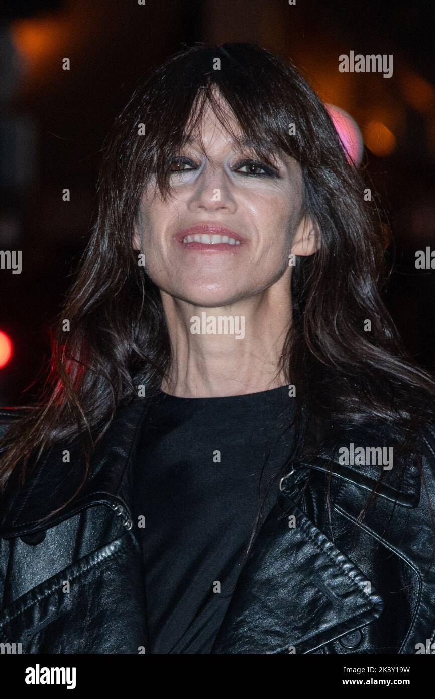 Charlotte Gainsbourg attending the Saint Laurent Rive Droite Sushi Park