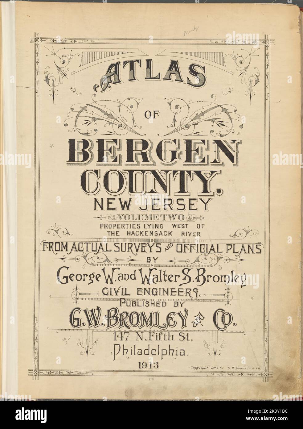 1913 new jersey map hires stock photography and images Alamy