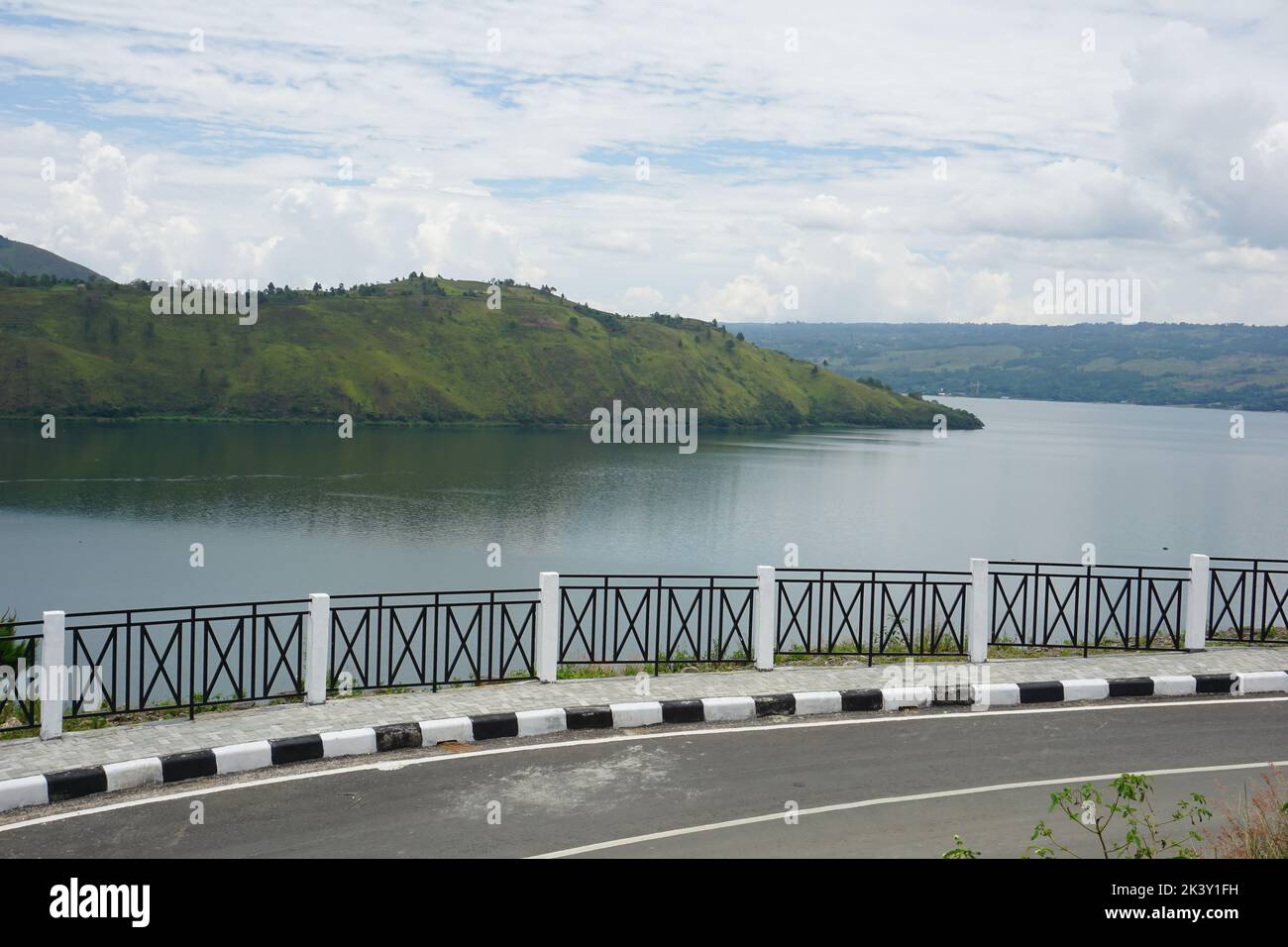 photo of holiday destination in lake toba, north sumatra indonesia Stock Photo