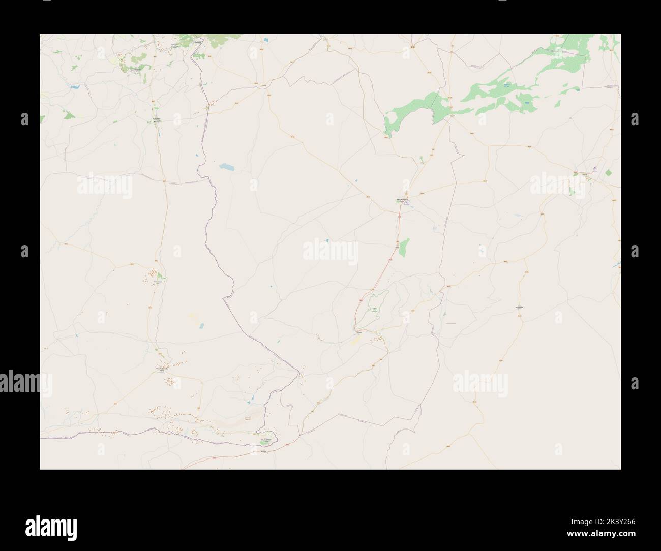 Naama, province of Algeria. Open Street Map Stock Vector Image & Art