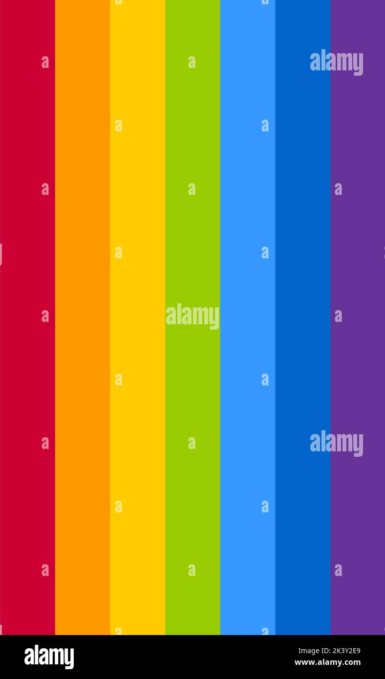 Background in rainbow colors. striped rainbow background. Vector illustration Stock Vector