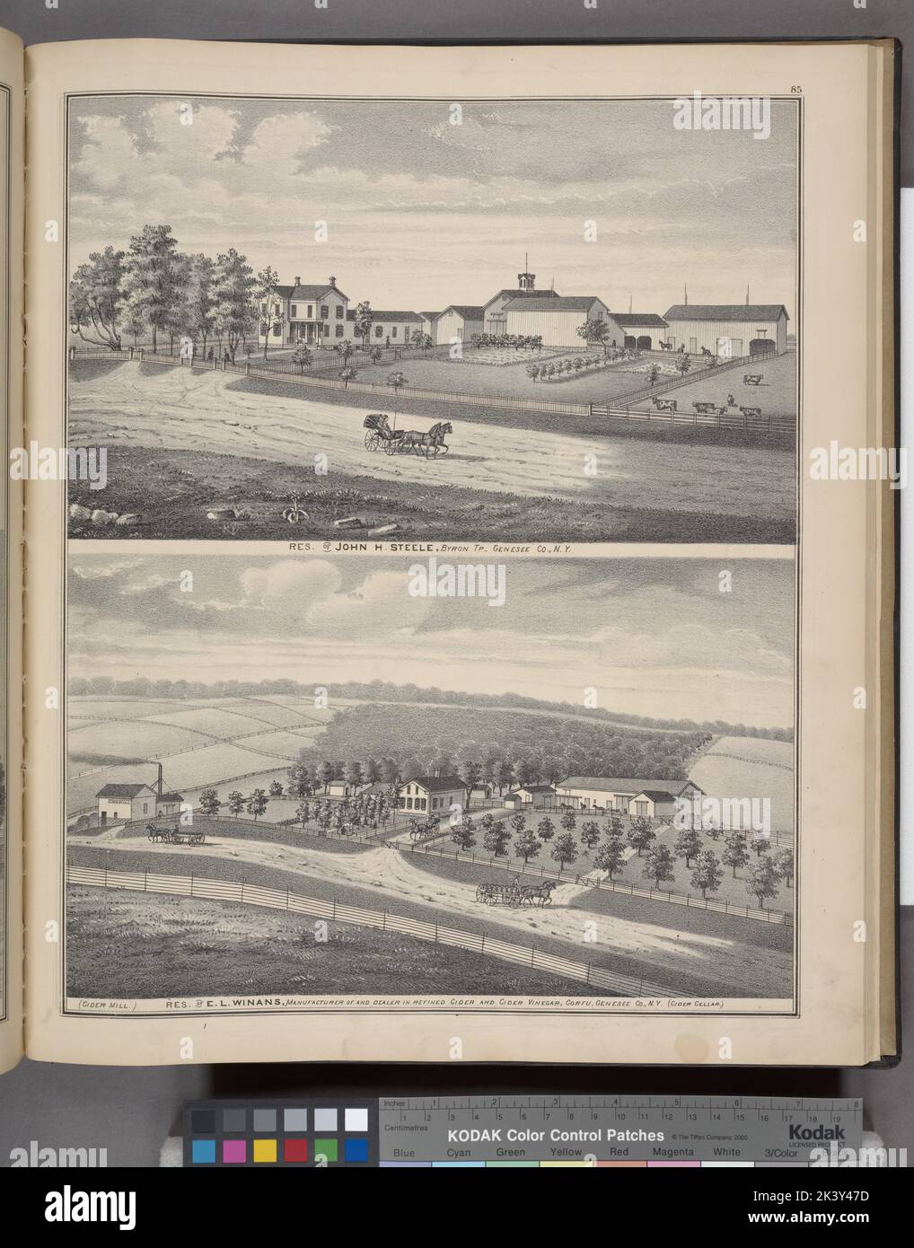 Res. of John H. Steele, Byron TP., Genesee Co., N.Y. ; Res. of E. L