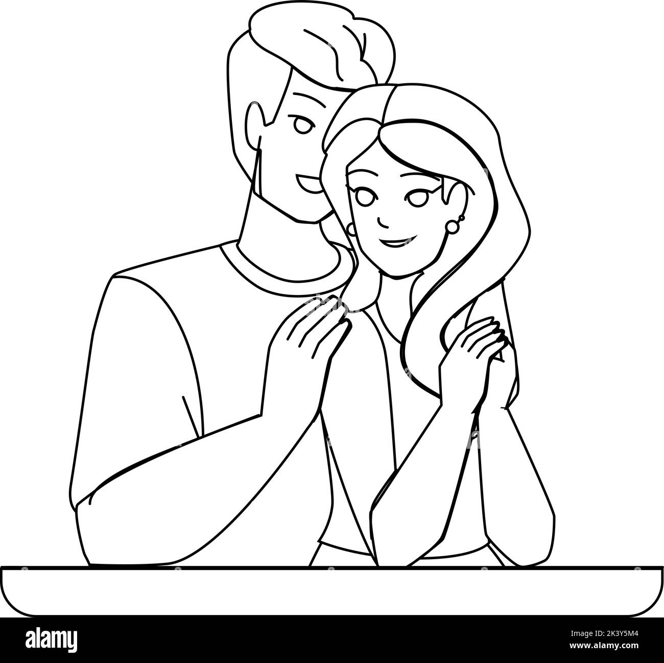 couple romantic vector Stock Vector Image & Art - Alamy