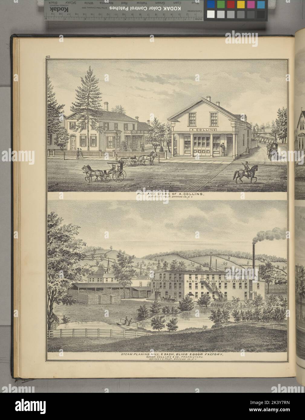 Res. And Store of A. Collins, Whitney's Point, Broome Co., N.Y.; Steam