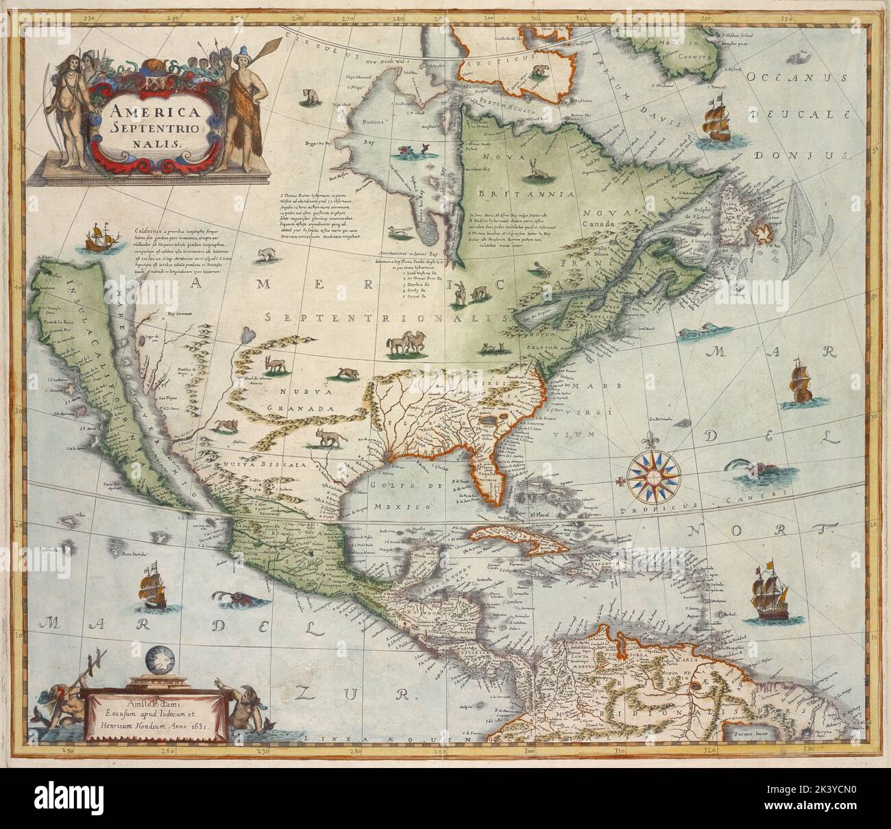 America septentrionalis. Cartographic. Maps. 1675 - 1725