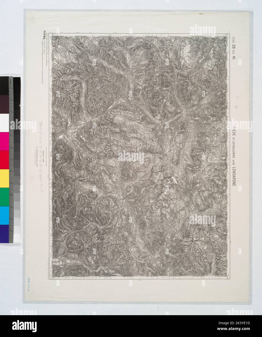 Pieve Di Livinallongo und Longarone. Cartographic. Maps, Topographic ...