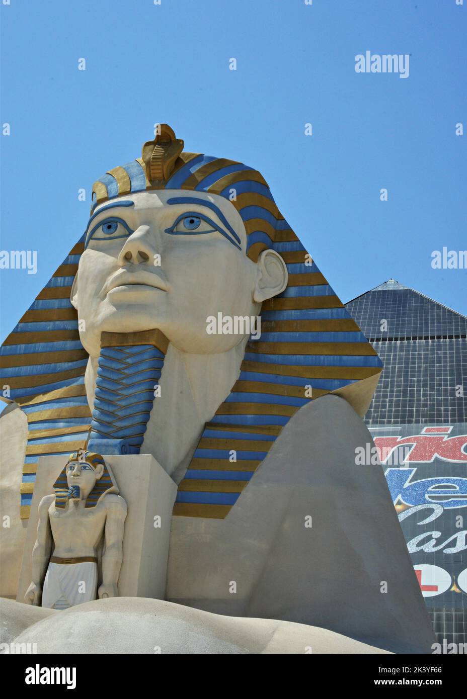 Luxor casino hotel located on the Las Vegas Strip, Nevada, USA Stock