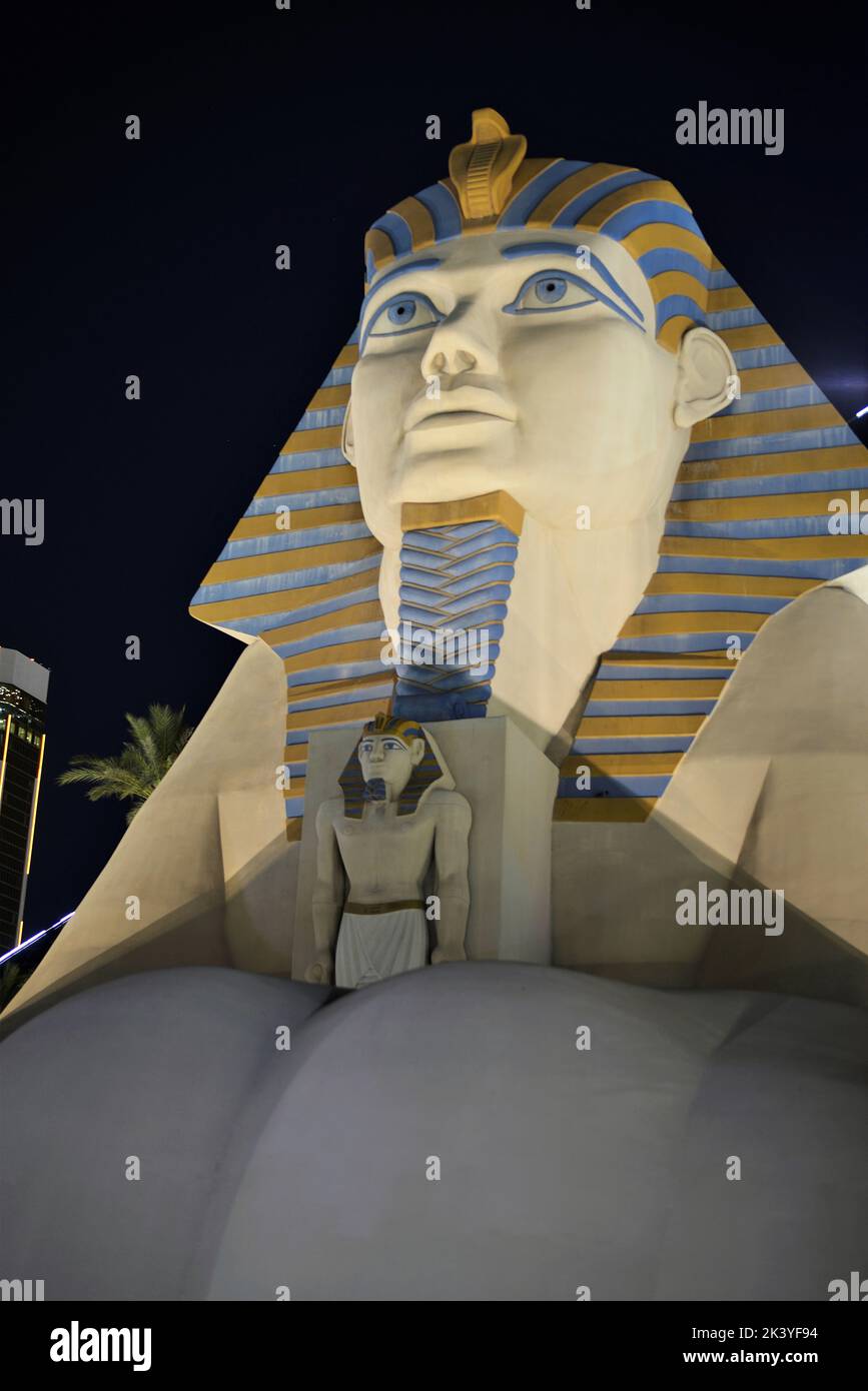 Luxor casino hotel located on the Las Vegas Strip, Nevada, USA Stock