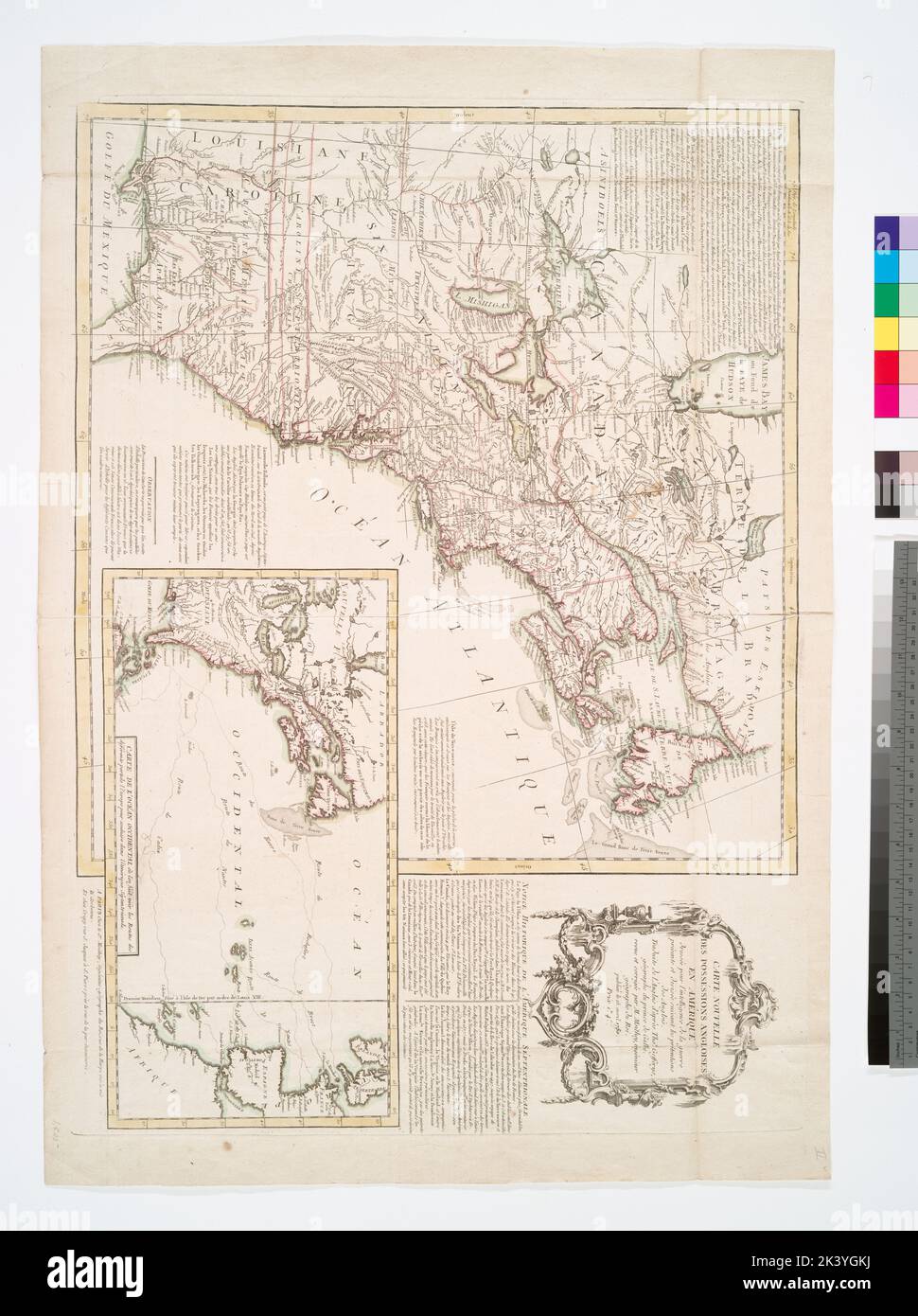 1780 map north america hi res stock - Carte Nouvelle Des Possssions Angloises En Amrique Moithey Maurille Antoine 1732 1805 Cartographic Maps 1780 04 15 Lionel Pincus And Princess Firyal Map Division North America 2K3YGKJ