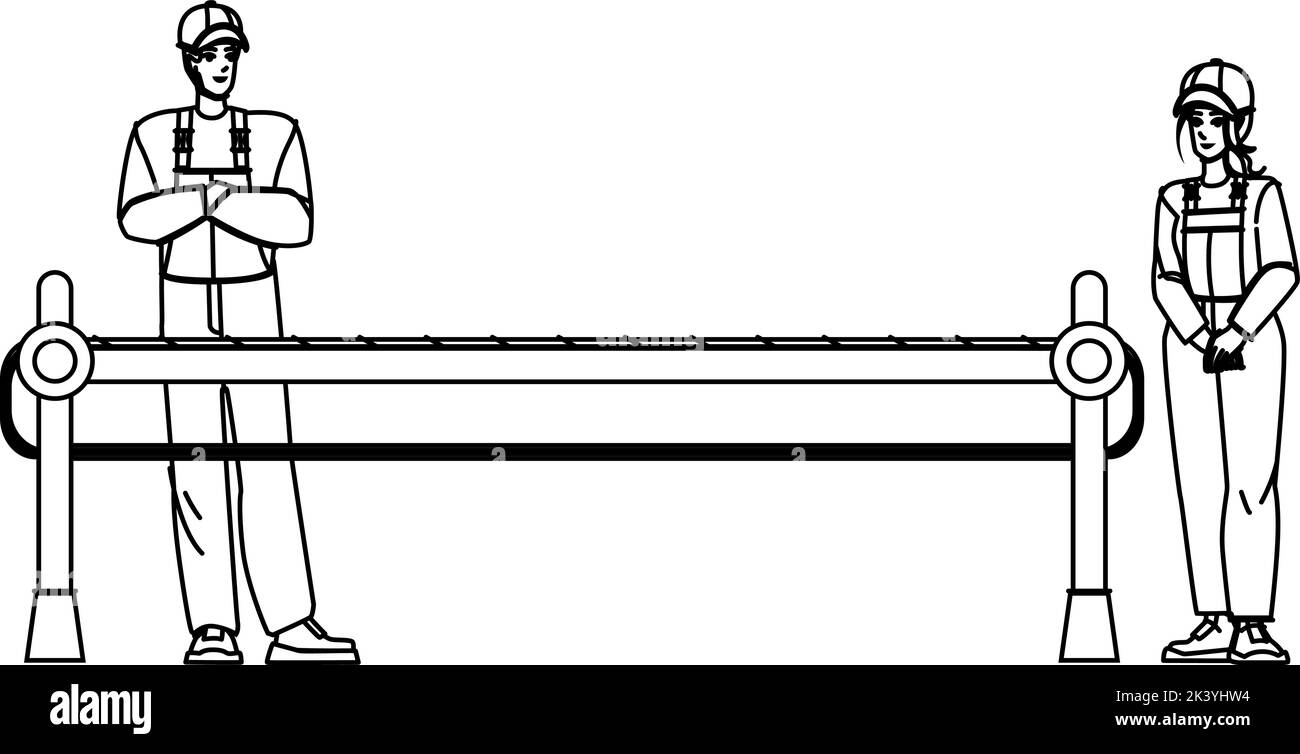 conveyor belt vector Stock Vector Image & Art Alamy