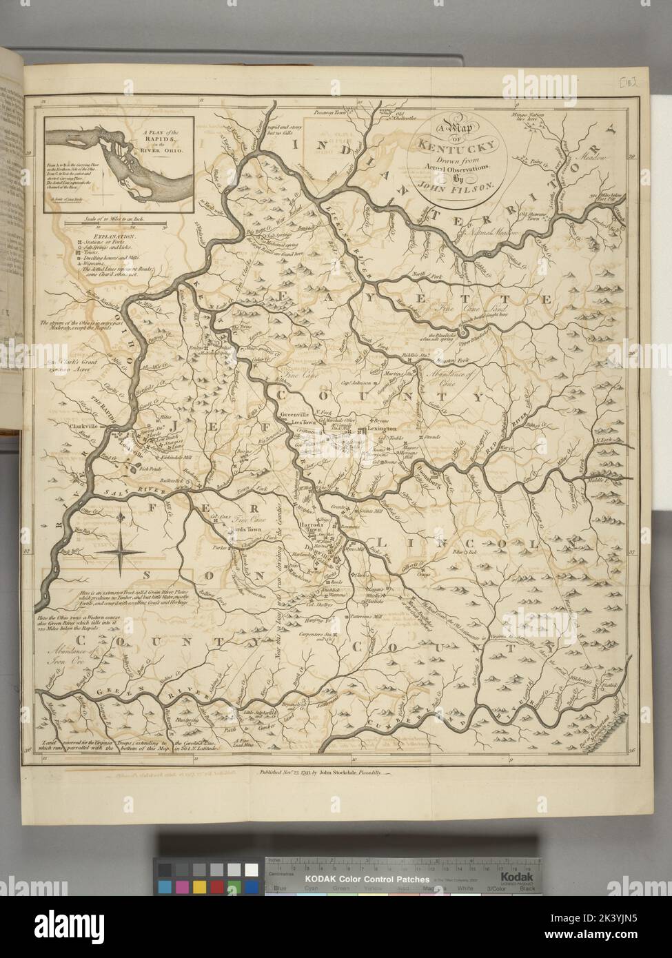 A map of Kentucky drawn from actual - A Map Of Kentucky Drawn From Actual Observations By John Filson Morse Jedidiah 1761 1826 Cartographic Maps Atlases 1794 Lionel Pincus And Princess Firyal Map Division United States Geography United States 2K3YJN5 