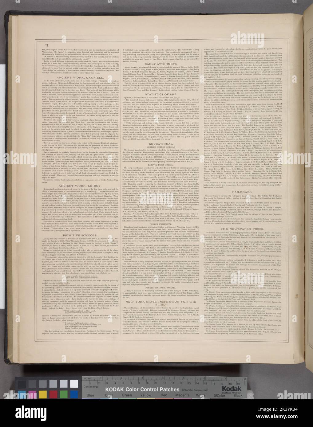 Dean Richmond. Cont. Cartographic. Atlases, Maps. 1876. Lionel Pincus