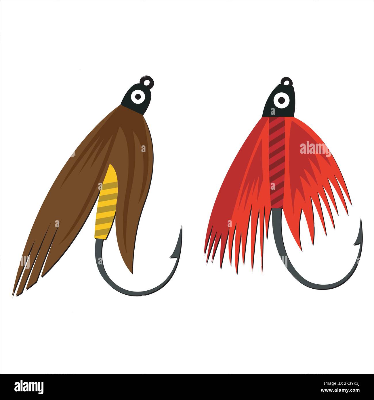 Fishing lure isolate Stock Vector Images - Alamy