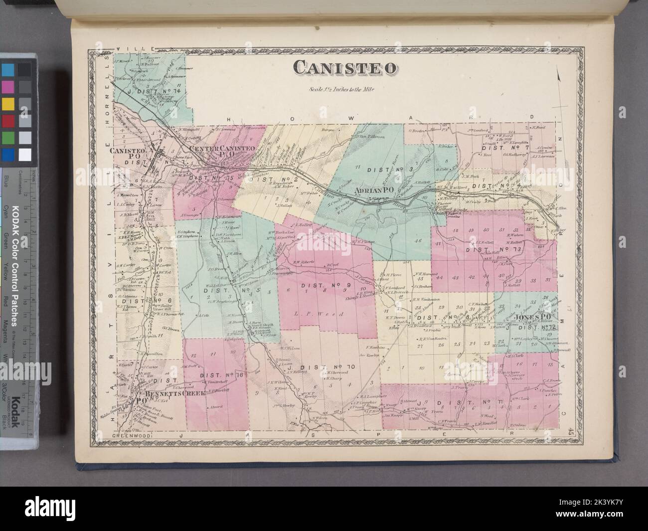 Map of canisteo hires stock photography and images Alamy