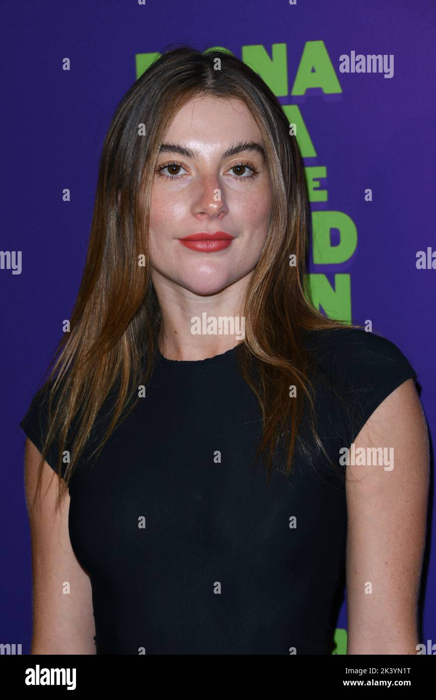 September 28, 2022, Los Angeles, California, USA: KARINA FONTES at the premiere screening of â€œMona Lisa and the Blood Moonâ€ at Hollywood Post 43 in Los Angeles, California (Credit Image: © Charlie Steffens/ZUMA Press Wire) Stock Photo