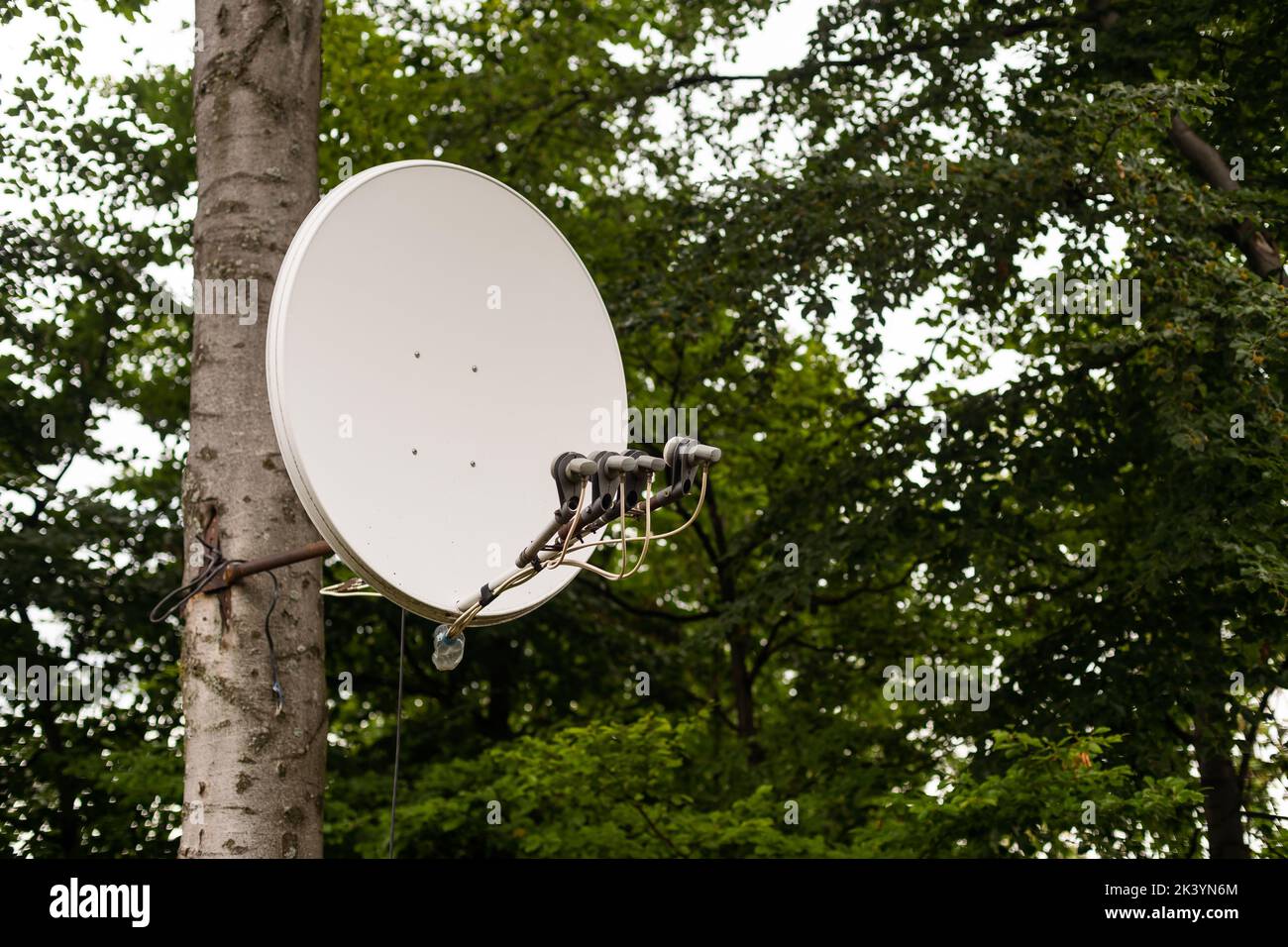 Satellite dish and television antennas Stock Photo Alamy
