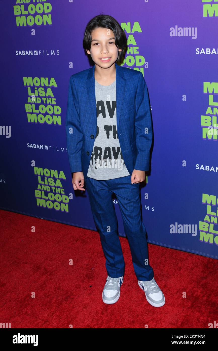September 28, 2022, Los Angeles, California, USA: EVAN WHITTEN at the premiere screening of â€œMona Lisa and the Blood Moonâ€ at Hollywood Post 43 in Los Angeles, California (Credit Image: © Charlie Steffens/ZUMA Press Wire) Stock Photo