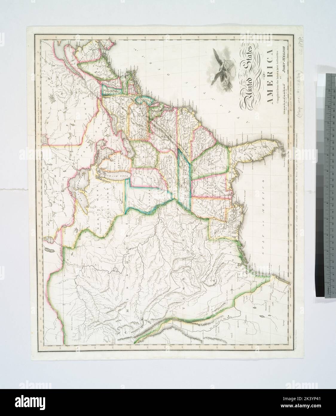 United States of America. Cartographic. Maps. 1818. Lionel Pincus and 