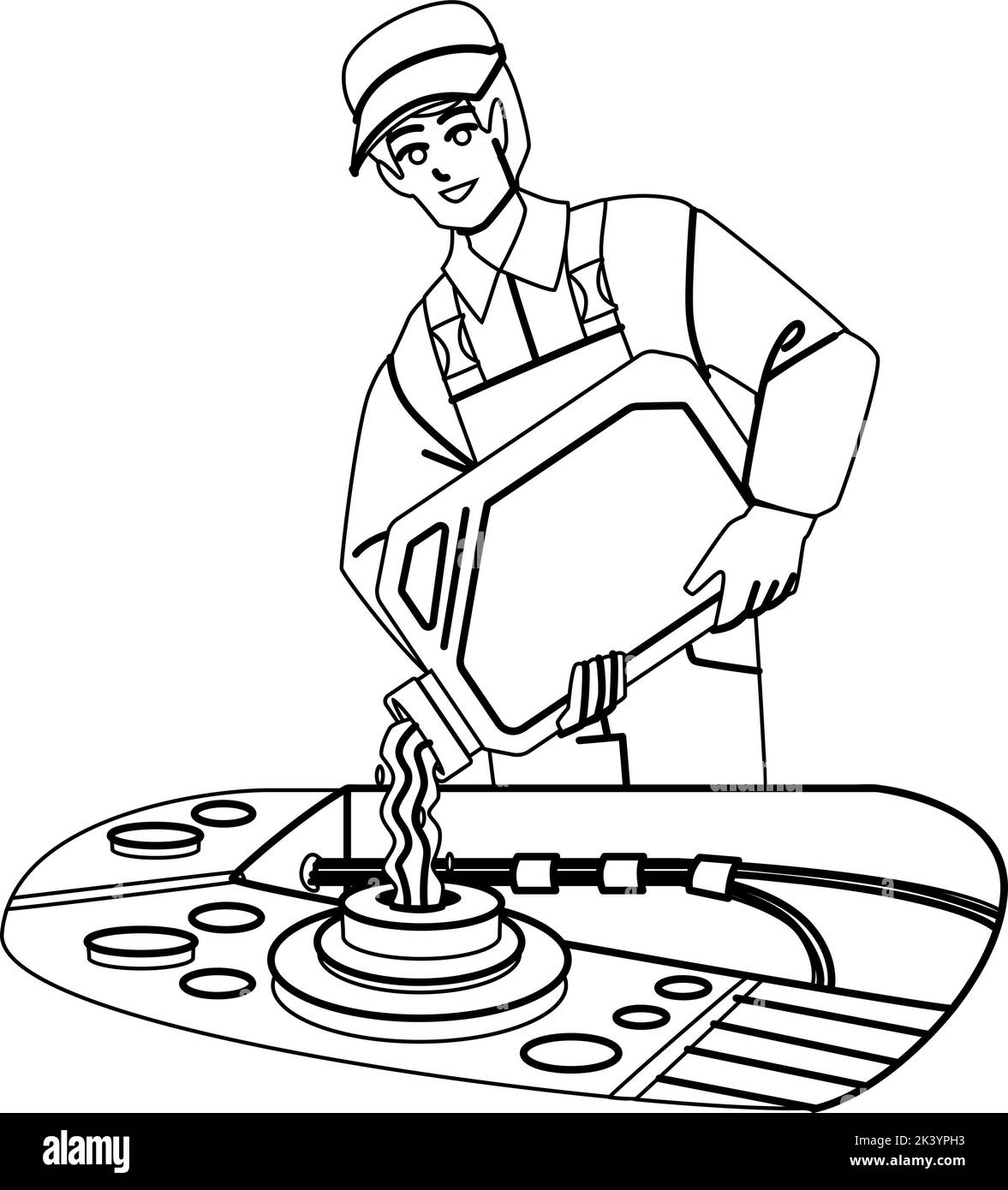 car-mechanic-oil-vector-stock-vector-image-art-alamy