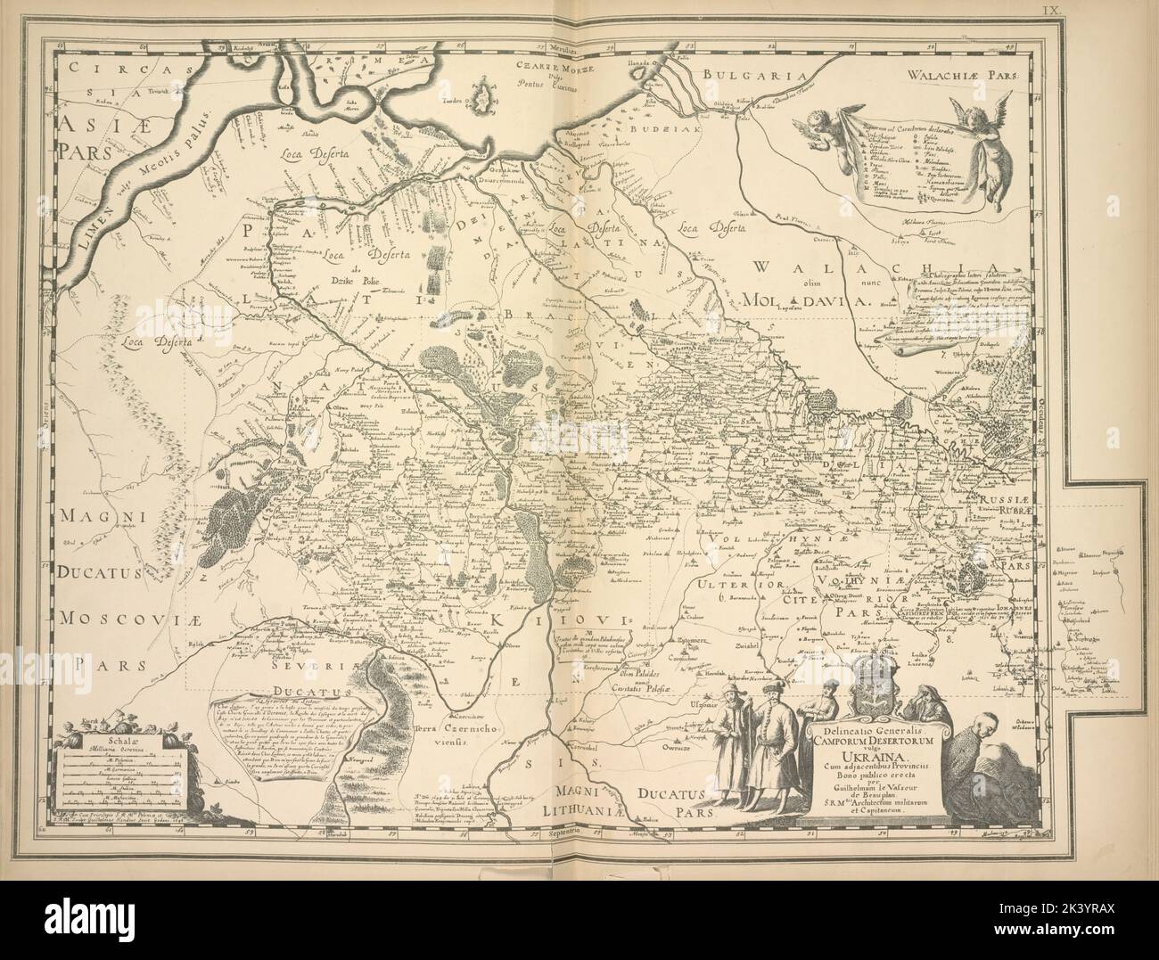 General'naia karta Ukrainy G. de Boplana 1648/51g. Str.21 A General map ...