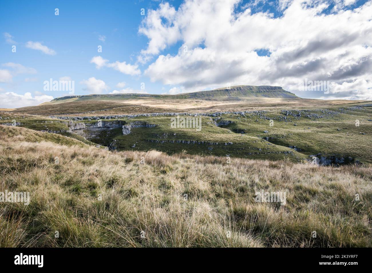 Pen y ghent, one of Yorkshire's 'Three Peaks', taken from Horton Scar