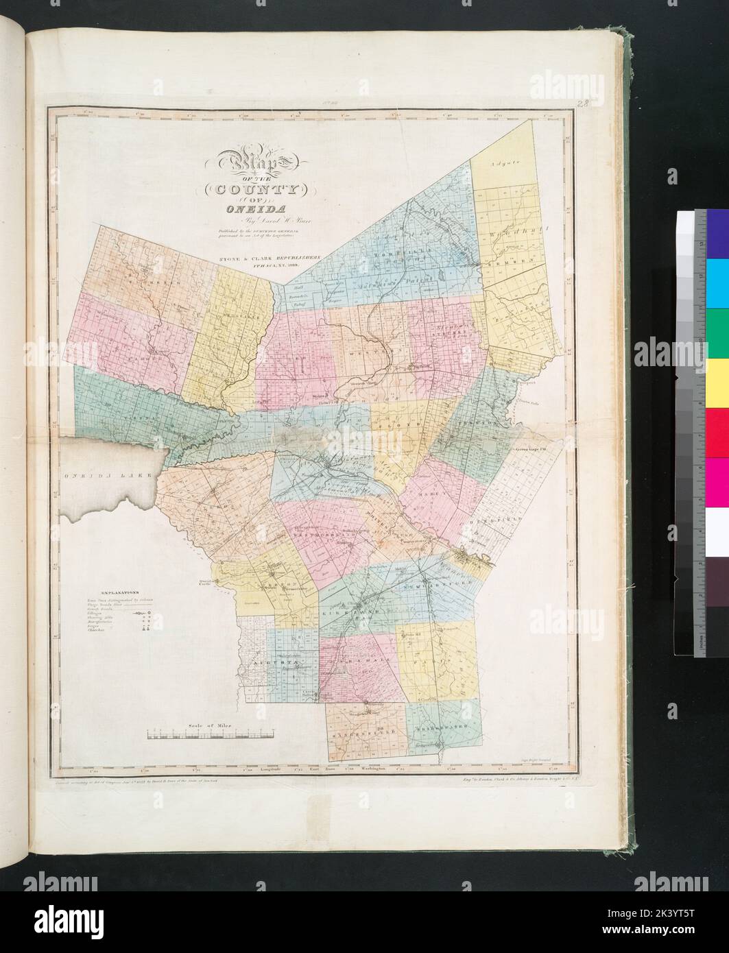 Map of the county of Oneida 1829 - 1839. Cartographic. Atlases, Maps ...