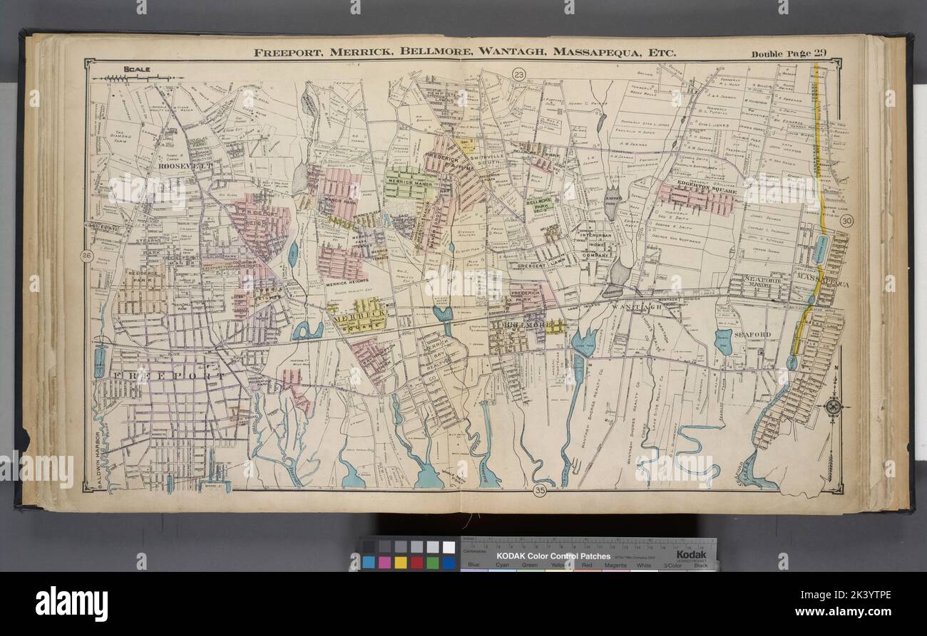 Freeport, Merrick, Bellmore, Wantagh, Massapequa, Etc. Cartographic