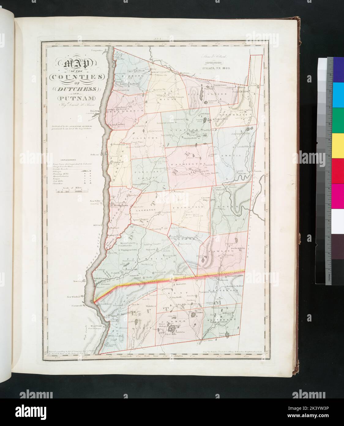 Map of the counties of Dutchess and Putnam Cartographic. Atlases, Maps