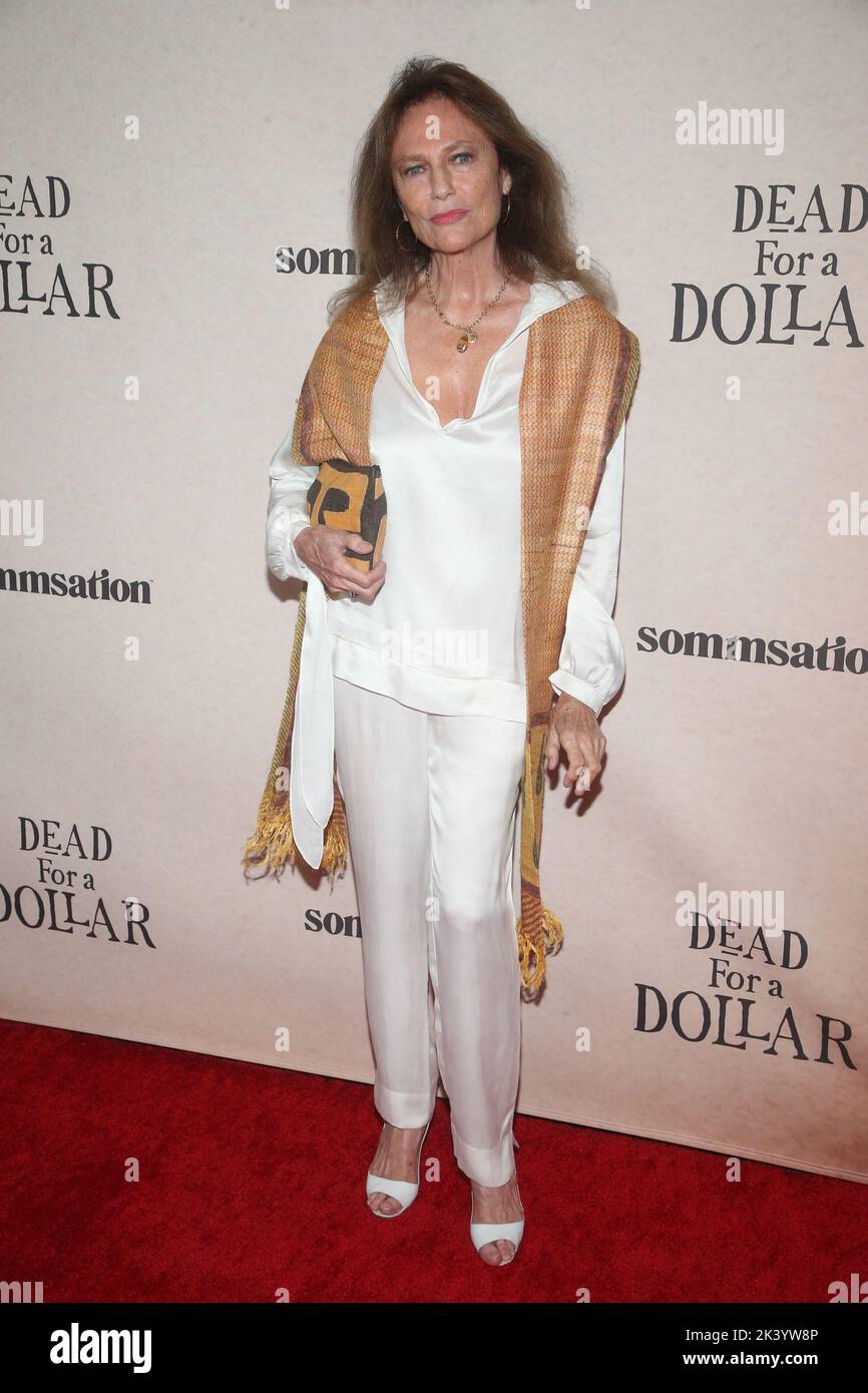 29 September  2022 - Los Angeles, California  -  Jacqueline Bisset. United States Premiere Of ''Dead For A Dollar'' held at DGA Theater   in Los Angeles. (Credit Image: © Fs/AdMedia via ZUMA Press Wire) Stock Photo