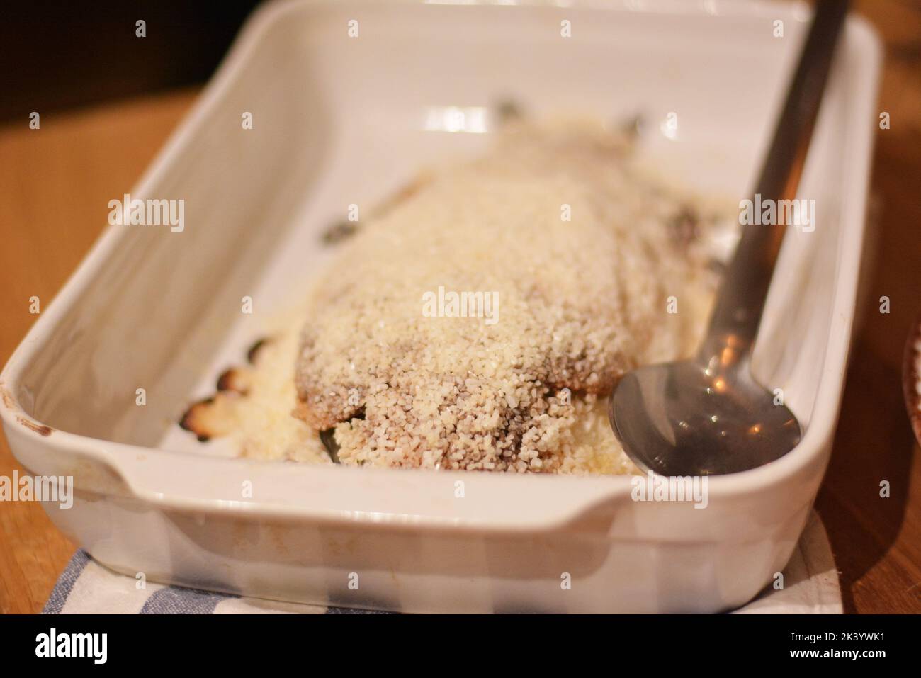 Baked trout in salt crust Stock Photo Alamy