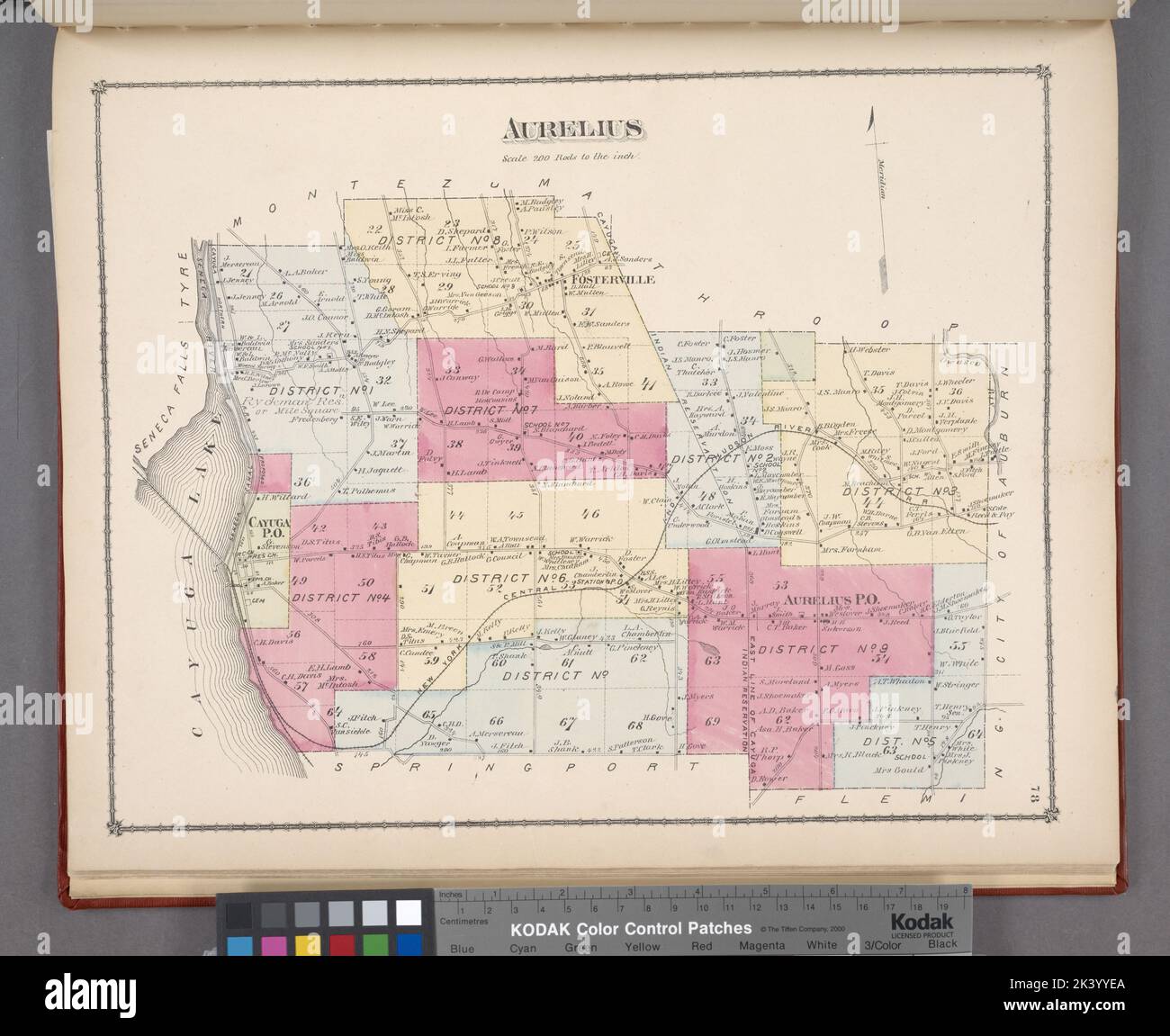 Map of cayuga hires stock photography and images Alamy