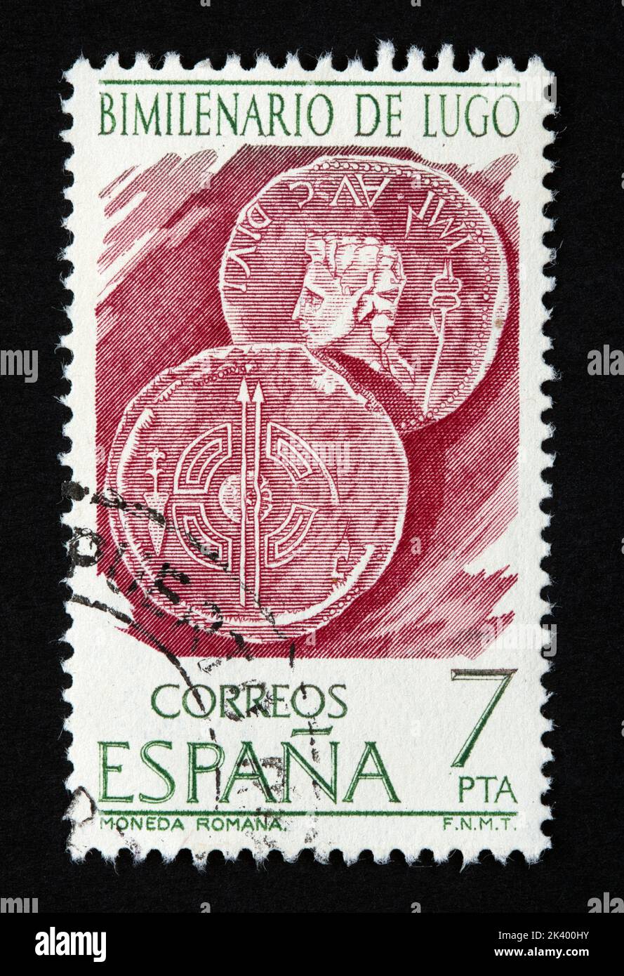 Spanish postage stamp Stock Photo Alamy