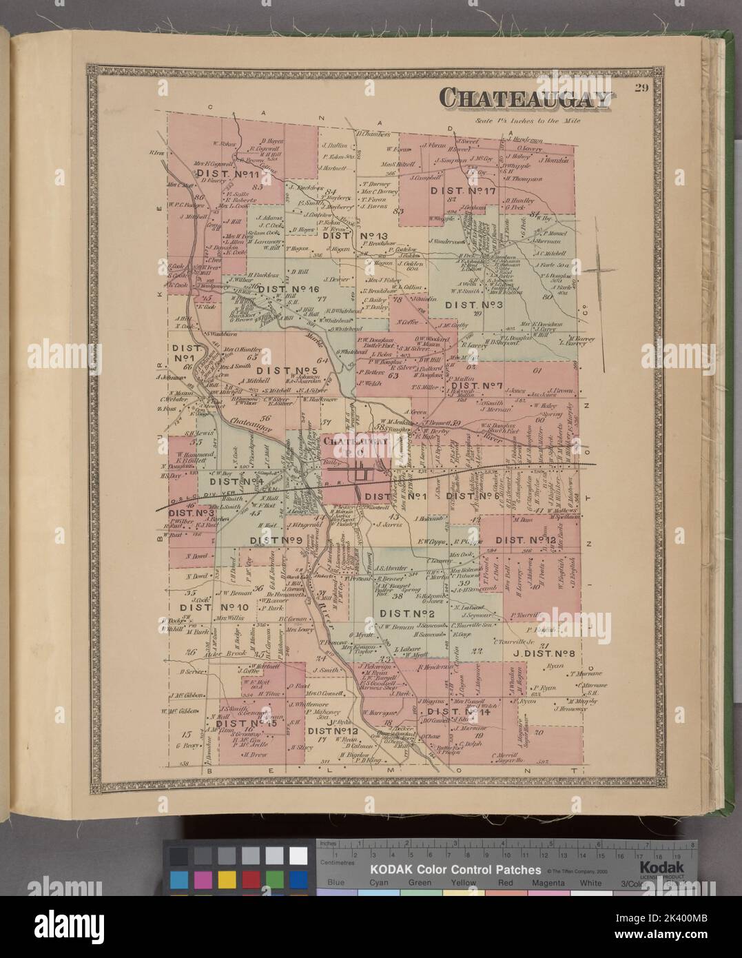 Chateaugay Township Cartographic. Atlases, Maps. 1876. Lionel Pincus