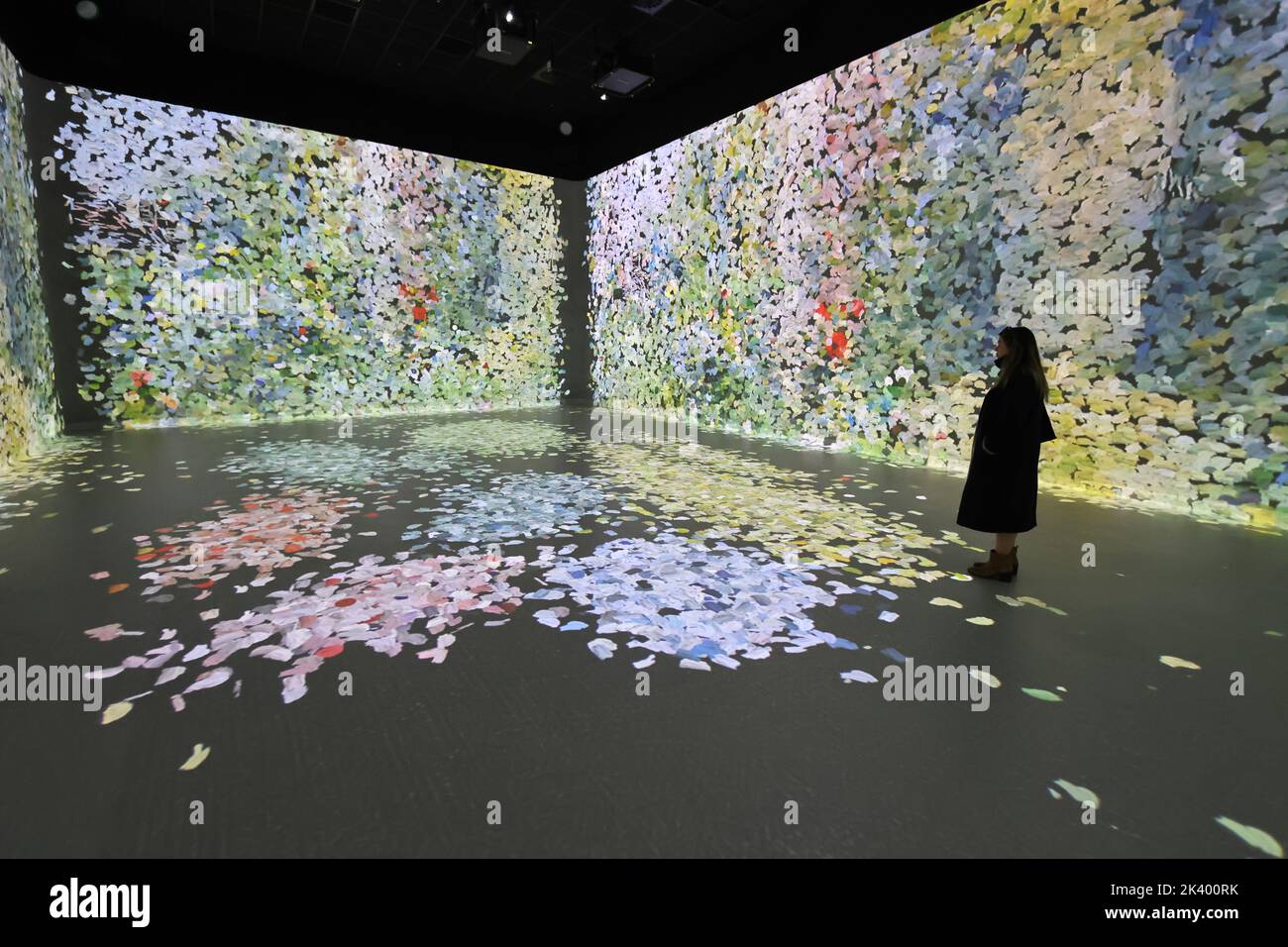 Frameless Press Preview, UK's biggest immersive art experience, Marble