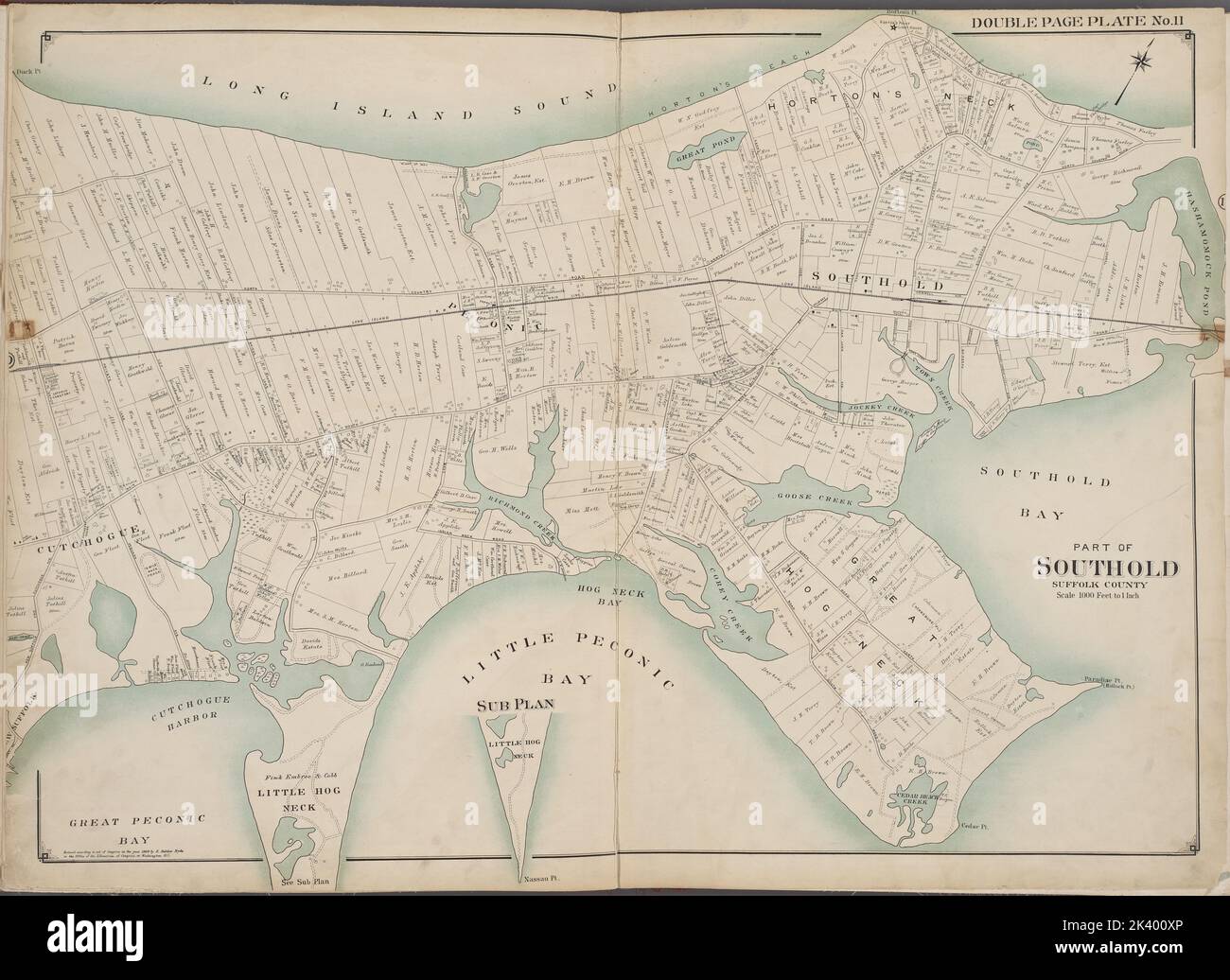 County Map Of Peconic Ny