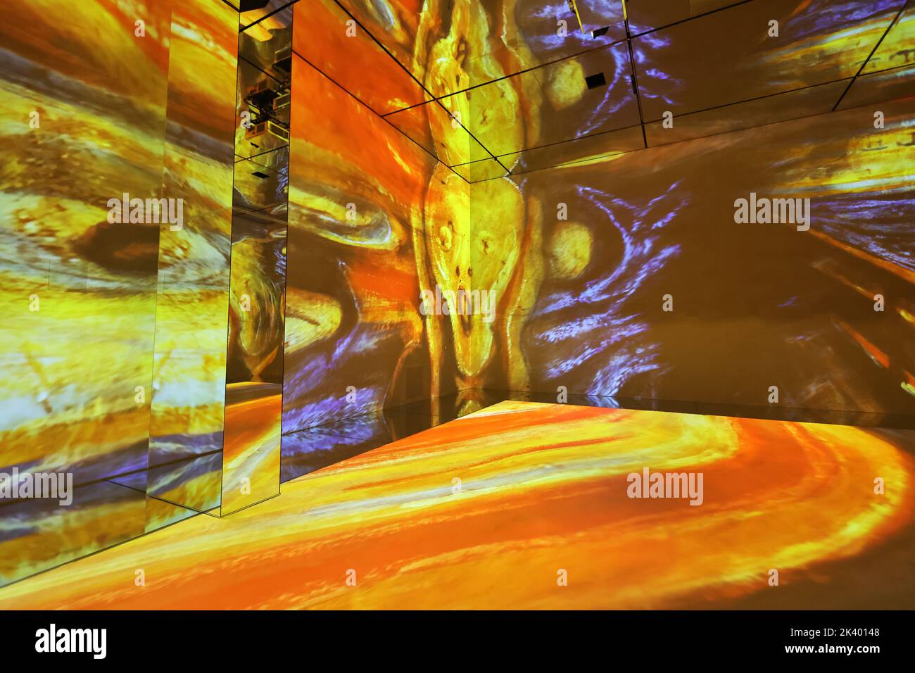 Frameless Press Preview, UK's biggest immersive art experience, Marble