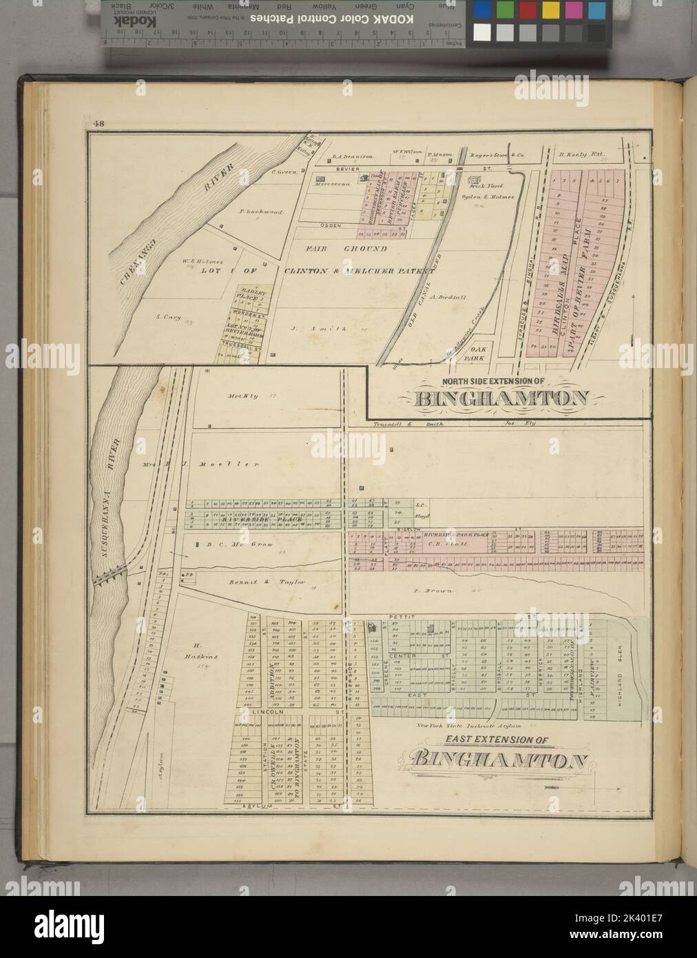 North Side Extension of Binghamton; East Extention of Binghamton Cartographic. Atlases, Maps