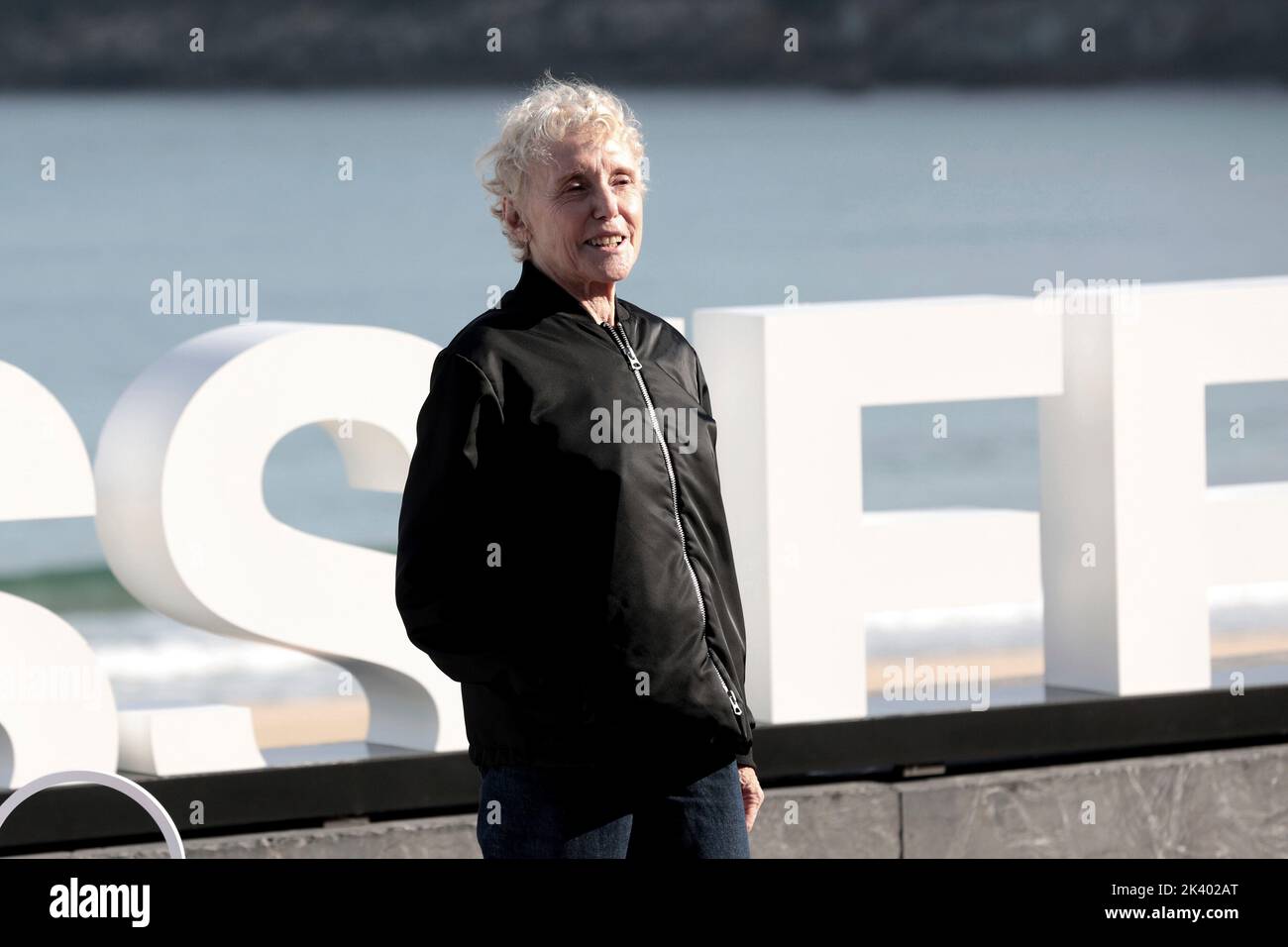 San Sebastian, Basque Country, Spain; 18.09.2022.- San Sebastian International Film Festival in its 70th edition. DONOSTIA AWARD to JULIETTE BINOCHE and director Claire Denis (picture) at a photocall prior to the delivery of her award. Photo: Juan Carlos Rojas Stock Photo