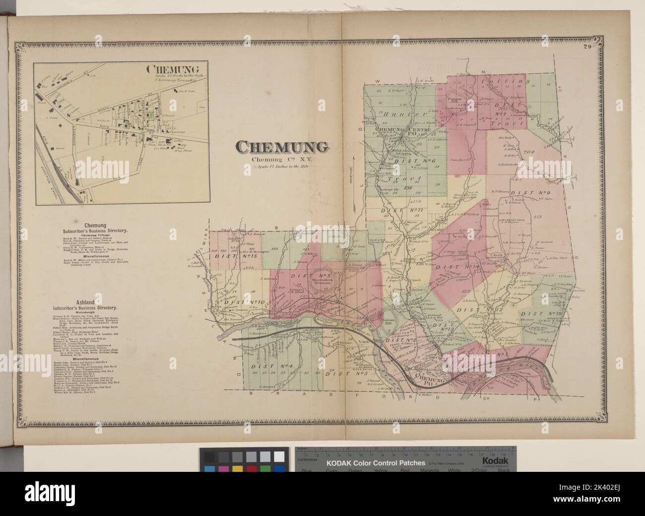 Chemung Village; Chemung Subscriber's Business Directory; Ashland