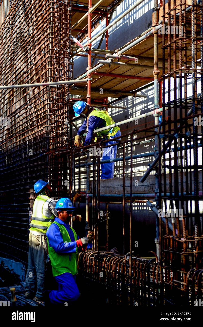 worker man outdoor in construction industry UAE Stock Photo Alamy
