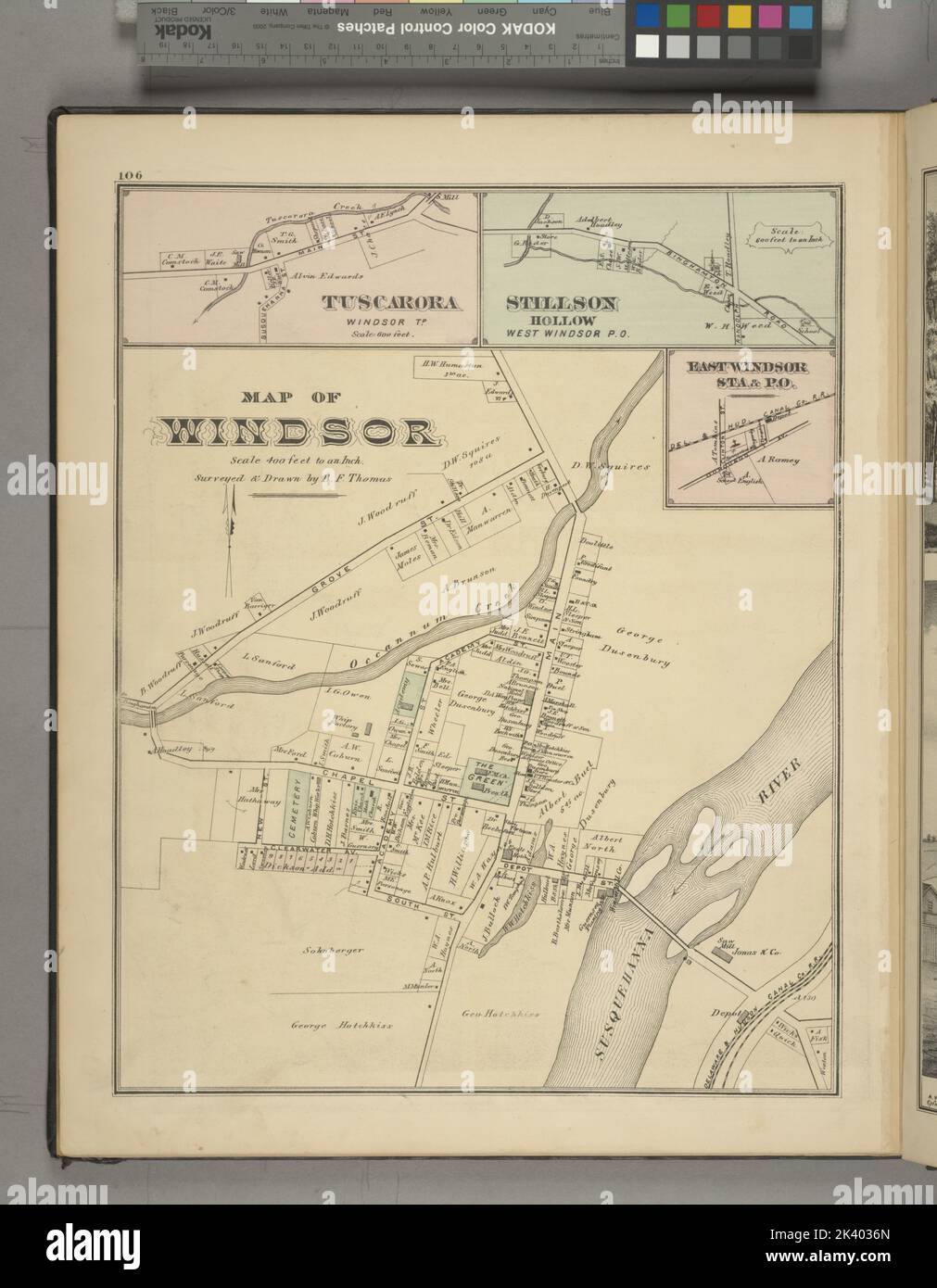 Map of windsor hi-res stock photography and images - Alamy