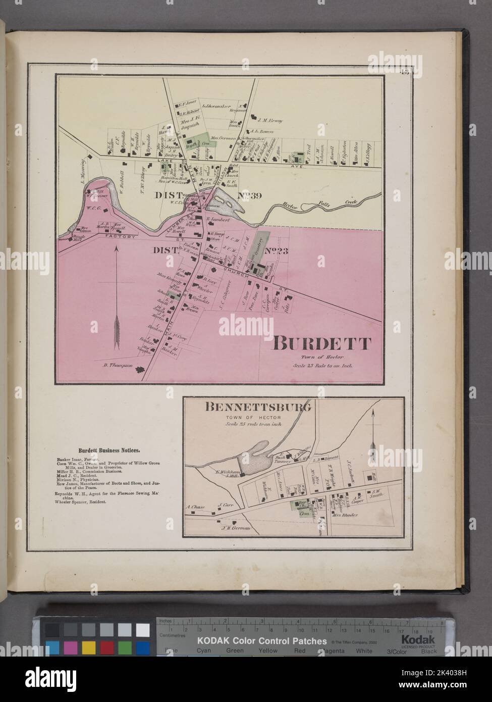 Burdett Village; Burdett Business Notices; Village