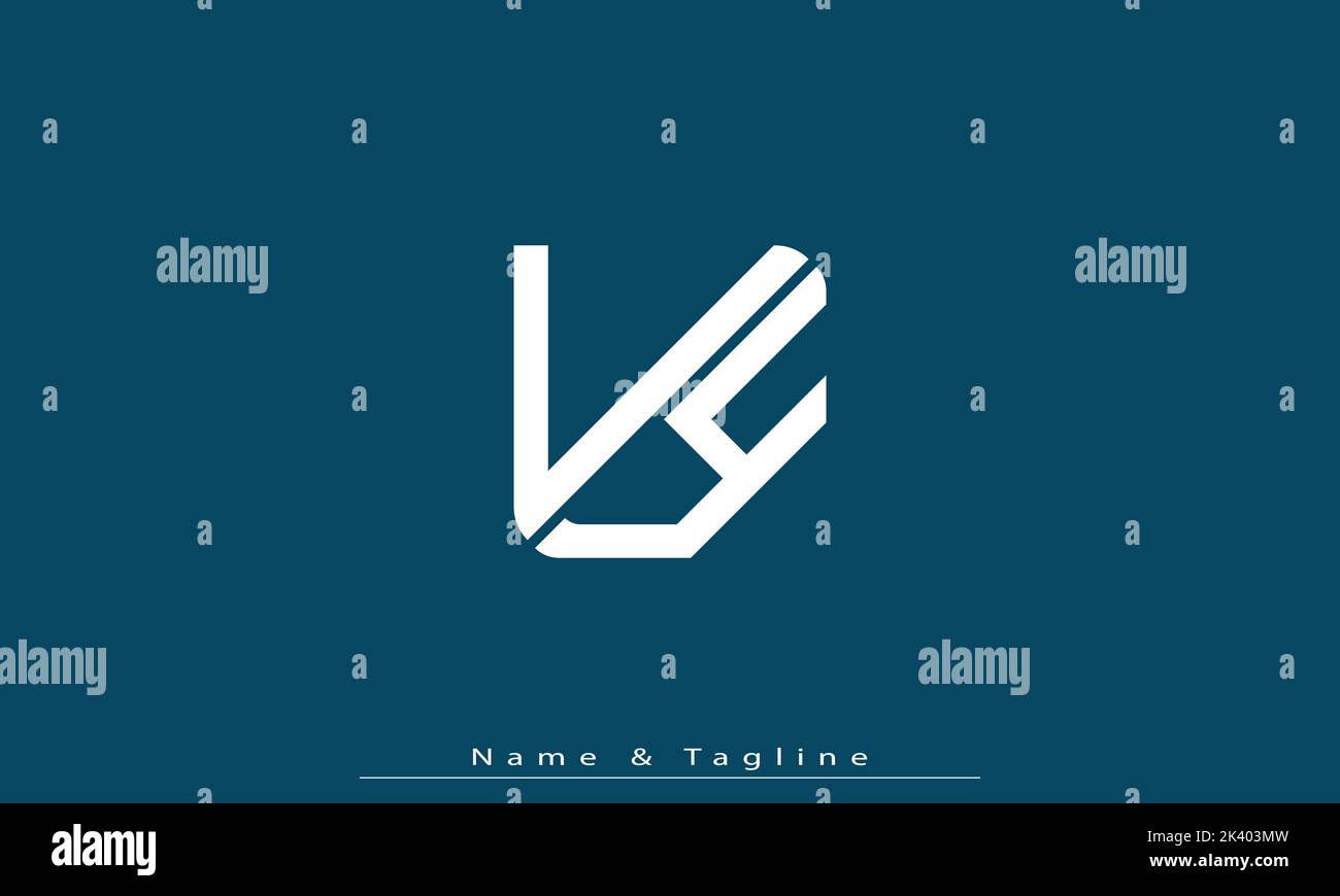 Alphabet letters Initials Monogram logo LY , YL Stock Vector