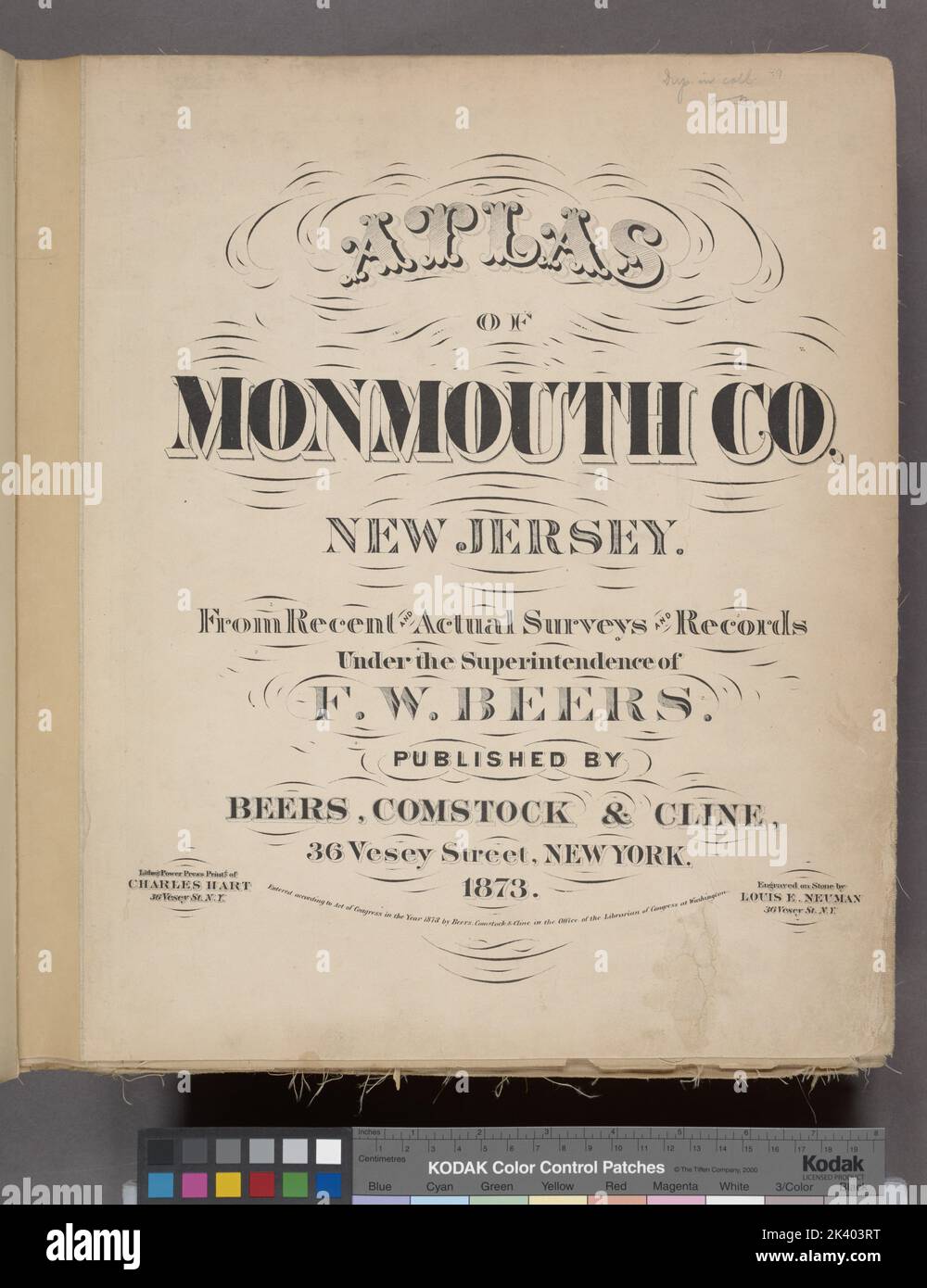 Monmouth county new jersey map hires stock photography and images Alamy