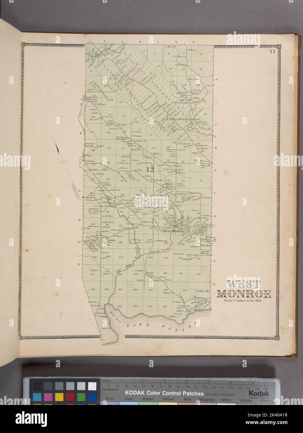 West Monroe Township Cartographic. Atlases, Maps. 1867. Lionel Pincus