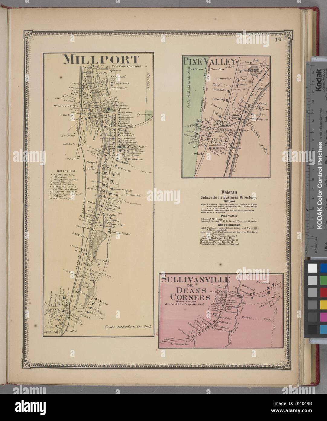 Map of pine valley hires stock photography and images Alamy