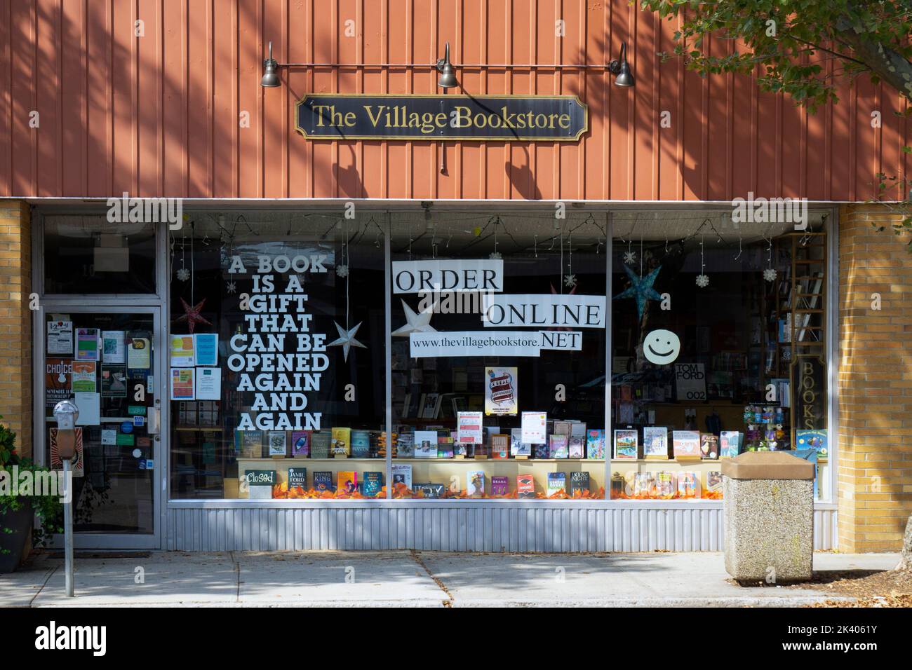 The exterior of The Village Bookstore on Washington Avenue in
