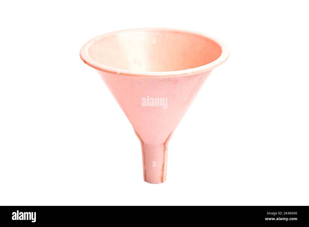 plastic funnel isolated on white Stock Photo Alamy